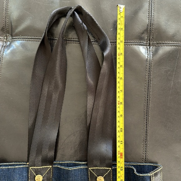 Motor City Denim Company denim tote shoulder bag - Picture 10 of 11